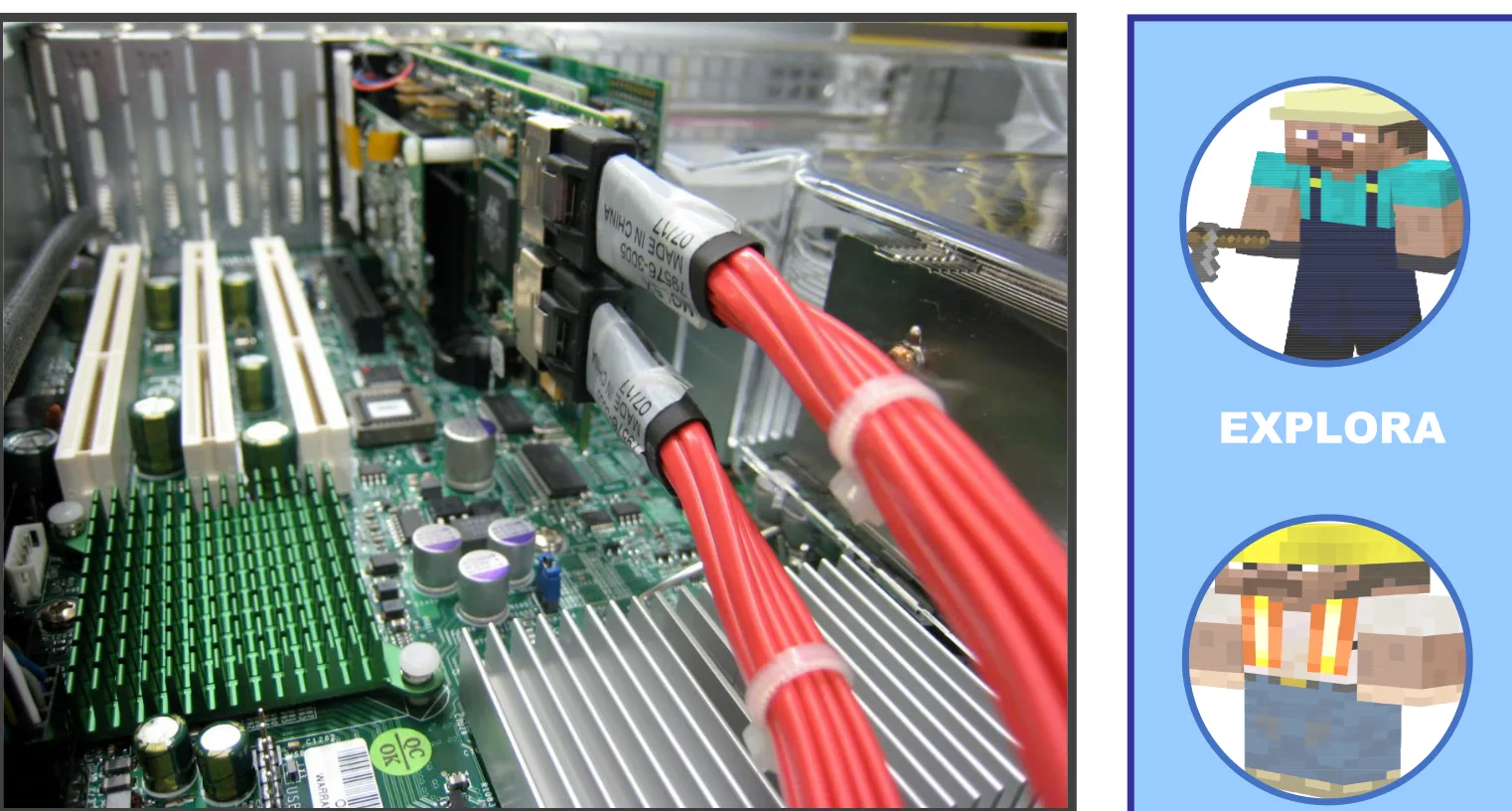 Minecraft Hardware: aprende informática construyendo tu propia ciudad