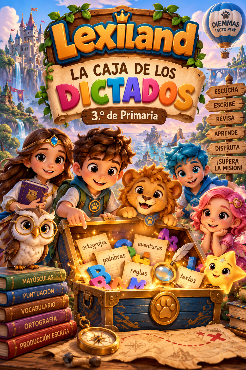 📚 La Caja de los Dictados · 3.º de Primaria