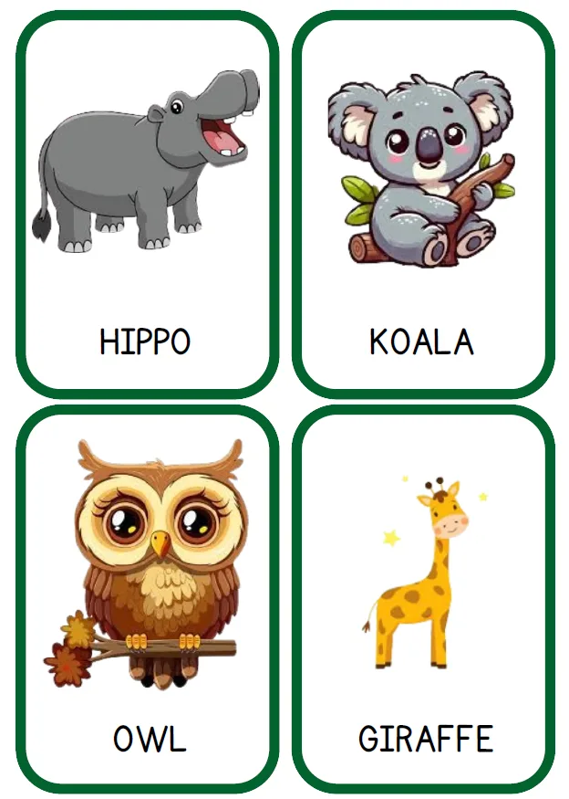 ANIMAL FLASHCARDS