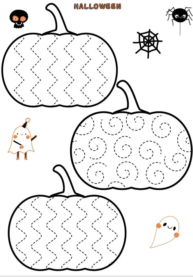 PLANTILLAS DE HALLOWEEN PARA INFANTIL